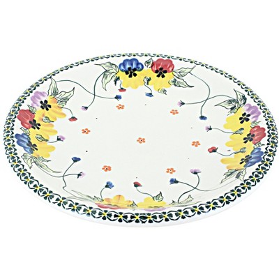 Blue Rose Polish Pottery 403 Millena Dinner Plate
