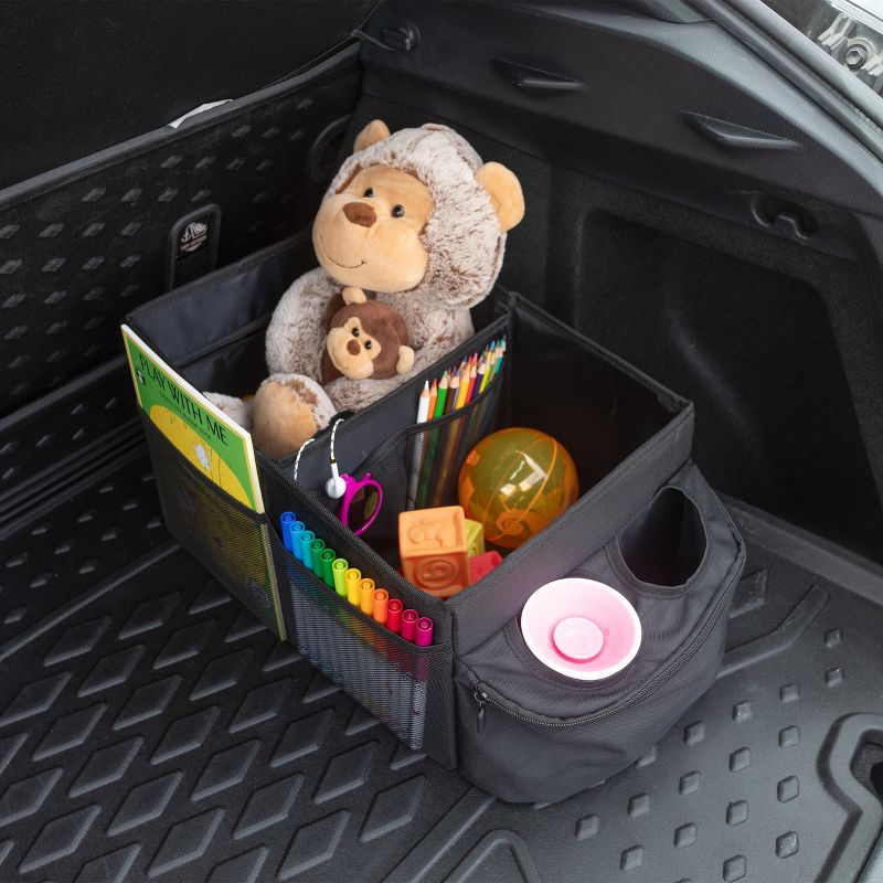 Stalwart Backseat Car Organizer with Cupholders, 2 of 9