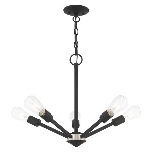 Livex Lighting Prague 5 - Light Chandelier in  Black - 1 of 1