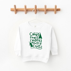 The Juniper Shop Camp Fire S'mores Toddler Graphic Sweatshirt - 1 of 2