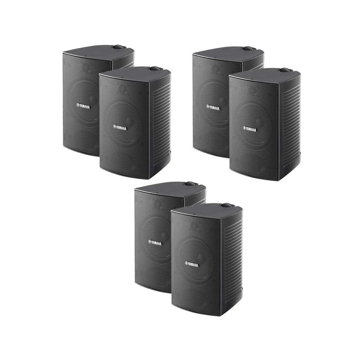 Yamaha NS-AW294 All-Weather Outdoor Speakers Bundle - 6 Pack