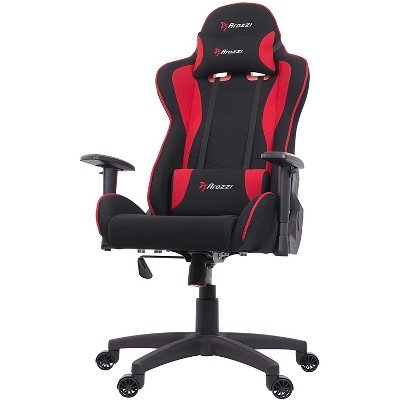 Arozzi Forte Racing Style Fabric Gaming Chair, Red (FORTE-FB-RED)
