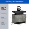 TIRAMISUBEST LED Nightstand with 2 Drawers, Modern Buffet Cabinet for Stylish Bedrooms - 2 of 4