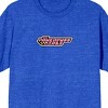 Powerpuff Girls Bubbles Is The Cute One Crew Neck Short Sleeve Blue Heather Men's T-shirt - 2 of 4
