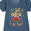Girls' - Paw Patrol - I Brake For Christmas Graphic Short Sleeve Fleece Dress - 2 of 4