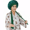 Anna-Kaci Silk Bonnet for Sleeping Satin Lined Hair Bonnet with Long Tie Band for Women Curly Hair - 4 of 4