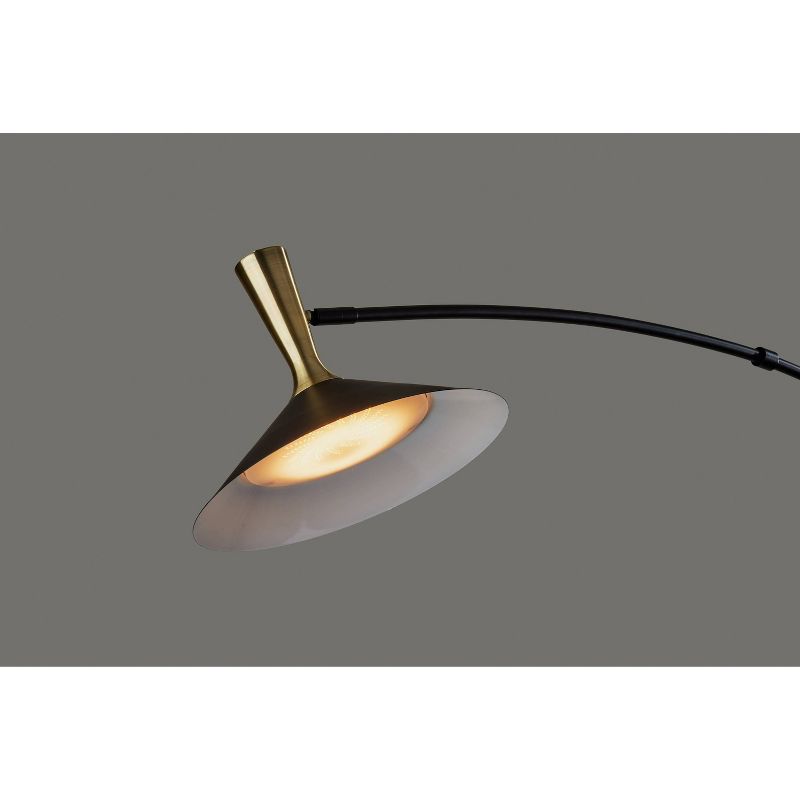 Bradley Arc Lamp with Smart Switch Black (Includes LED Light Bulb) - Adesso, 6 of 9