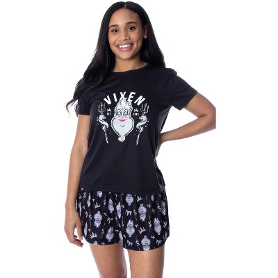 Disney Villains Women's Ursula Shirt and Shorts 2 Piece Pajama Set