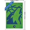 Trends International NBA Minnesota Timberwolves - Logo 25 Framed Wall Poster Prints - 3 of 4