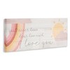 Stupell Industries Love You Pink Rainbow Phrase Canvas Art - 2 of 4