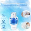 Nispira HME Heat Moisture Exchanger Filter in-Line Humidification Solution Unit for CPAP biPAP Machine & Mask, Z1, Z2, Dreamstation, 12 Packs - 2 of 4