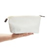 Juvale 6 Pack Canvas Makeup Bags with Zipper - Cotton Cosmetic Bags for Toiletries, DIY Crafts, Travel (White, 11.75 x 5.5") - 4 of 4