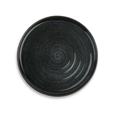 LunaLulinlk Ceramic Round Dinner Plate Black