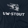 Men's University of Wisconsin Stout Official Distressed Primary Logo T-Shirt University of Wisconsin Stout - 2 of 4