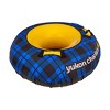 Yukon Charlies Timber Tube Buffalo Plaid 48'' Snow Tube - Blue - 2 of 4