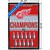 Trends International NHL Detroit Red Wings - Champions 23 Framed Wall Poster Prints - 3 of 4