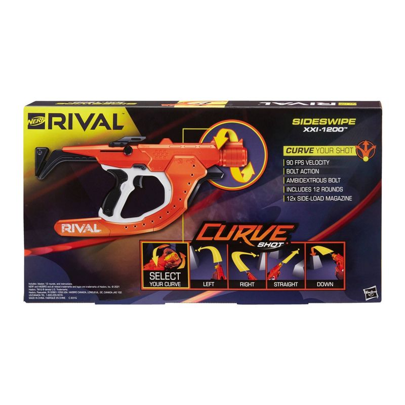 NERF Rival Sideswipe XXI-1200 Blaster, 5 of 12