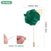 Unique Bargains Ribbon Alloy Outdoor Irregular Flower Lapel Pin 24 Pcs - 3 of 4