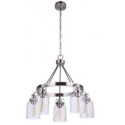 Craftmade Lighting Foxwood 5 - Light Chandelier in  Brushed Polished Nickel
