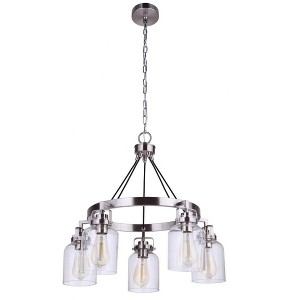 Craftmade Lighting Foxwood 5 - Light Chandelier in  Brushed Polished Nickel - 1 of 2