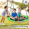Costway 40'' Flying Saucer Tree Swing for Kids Round Tree Swing for Outdoor - 4 of 4