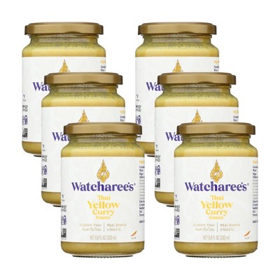 Watcharee's Thai Yellow Curry Sauce - Case of 6/9.8 fz
