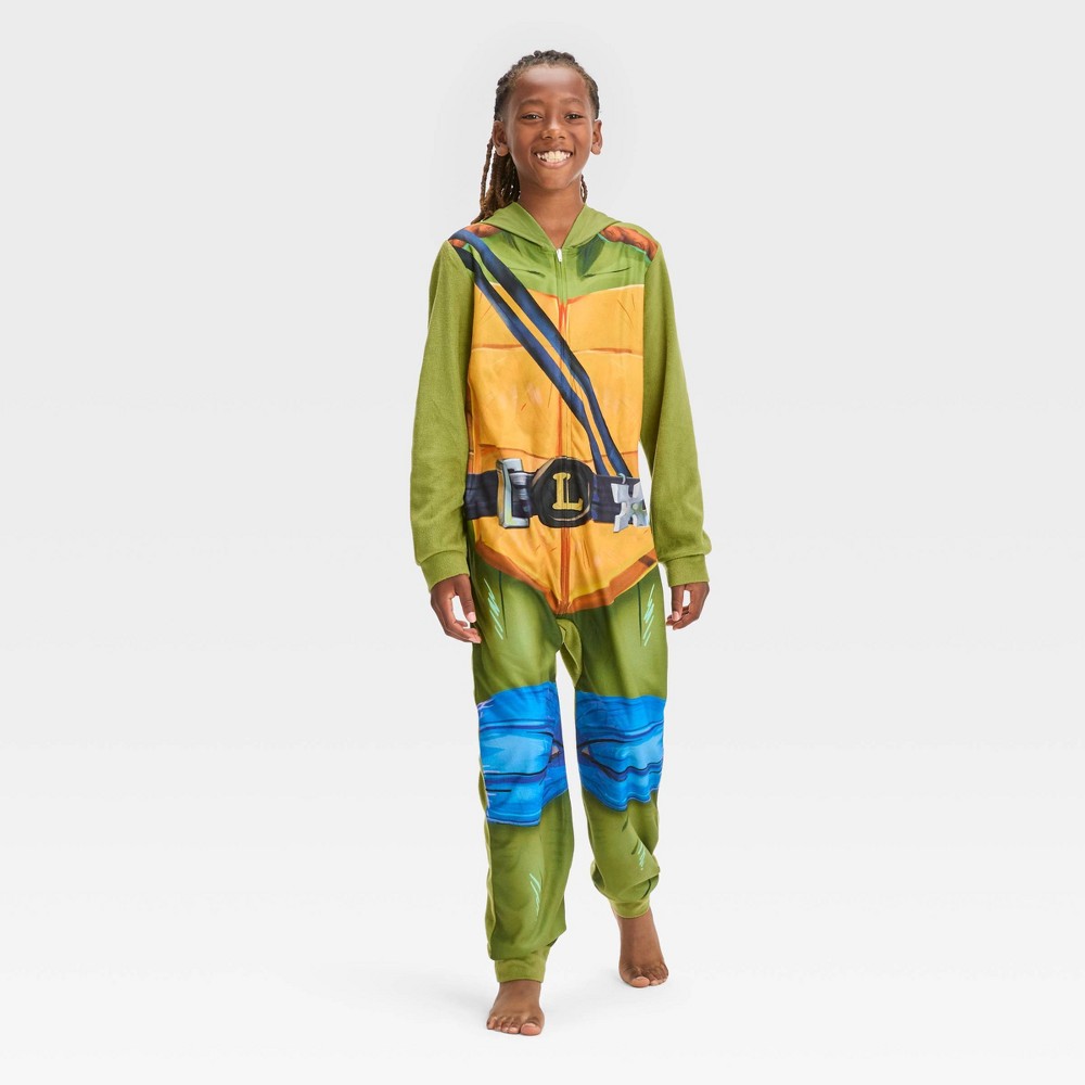 Boys' Teenage Mutant Ninja Turtles Union Suit - Green S