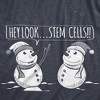 Mens Snowmen Hey Look Stem Cells T Shirt Funny Winter Christmas Sarcastic Tee - Crazy Dog Men's T Shirt - 2 of 4