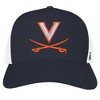 University Of Virginia Team Logo Cotton Twill Trucker Cap Navy OS - 2 of 4
