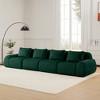 146'' Flannelette Modular Sectional Sofa with Deep Seat, Boneless Design, and Buckle Connection - 2 of 4