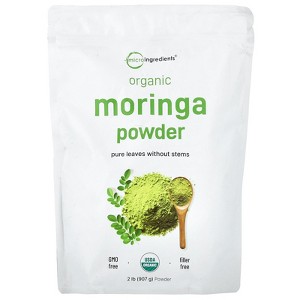 Micro Ingredients Organic Moringa Powder, 2 lb (907 g) - 1 of 2