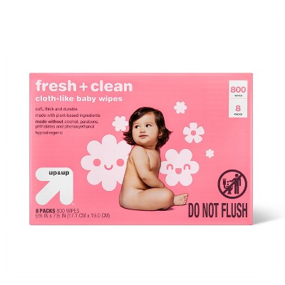 Fresh & Clean Scented Baby Wipes - 8pk/800ct Total - up & up™