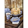 Spode Blue Italian Footed Cake Plate - 2 of 3