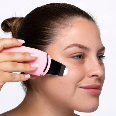 Spa Sciences Lela Ultrasonic Skin Scrubber Spatula, With 4 Treatment