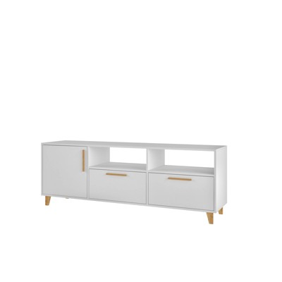 Herald TV Stand for TVs up to 55" White - Manhattan Comfort