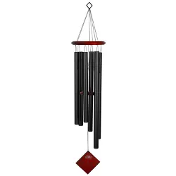 Woodstock Chimes Encore® Collection, Chimes of Earth, 37'' Black Wind Chime DCK37