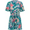 VENUS Womens Tie Waist Romper - 3 of 4