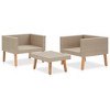 vidaXL Garden Furniture Set Beige, Anthracite - 4 of 4