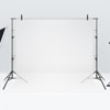 VEVOR 12x10ft Heavy Duty Backdrop Stand, Height Adjustable Photography Backdrop Stand, Background Support System with 6Clamps and A Carry Bag, Black - 2 of 4