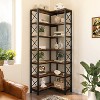 Hommoo 7-Tier Tall Corner Bookshelf - 4 of 4