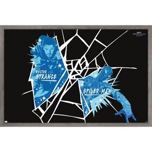 Trends International Marvel Spider-Man: No Way Home - Web Framed Wall Poster Prints - 1 of 4