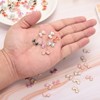 Unique Bargains Gold Plated DIY Necklace Flower Border Butterfly Charm Pendant 40 Pcs - 4 of 4
