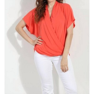 Women's Candy Cupro Surplice Tee - Veronica M - 1 of 2