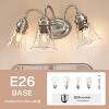 Tribesigns 3-Light Bathroom Light Fixtures, Modern Vanity Wall Sconce Lamp for Mirror - 2 of 4