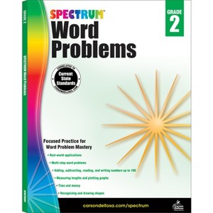 Word Problems, Grade 2 - (Spectrum) by  Spectrum (Paperback) - 1 of 1