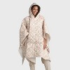 Quilted Wearable Blanket White/Tan Pattern - Room Essentials™ - 4 of 4