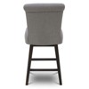 Spruce&Spring Upholstered 26-inch Counter Height Swivel Barstool - 4 of 4