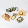 SUPERBEE Beeswax Wrap for Food, Set of 3 Bees Wax Wraps, Reusable Bees Wrap Paper for Wrapping Foods - 3 of 4