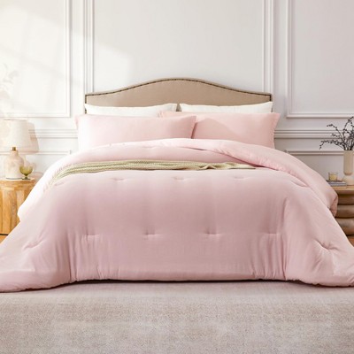 BAGOKIE 2/3PCS Comforter Set with Comforter & Pillowcases