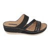 GC Shoes Tera Embellished Comfort Slide Wedge Sandals - 2 of 4